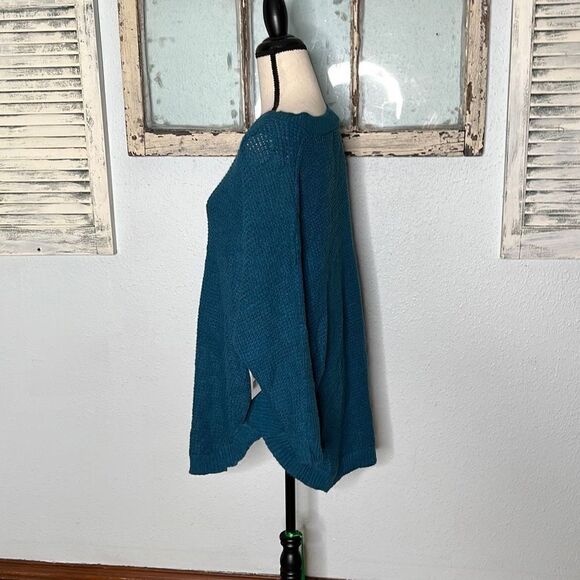 Black Tape Womens Knitted Sweater Drop Shoulder Dark Teal Size X NWT - Picture 5 of 12